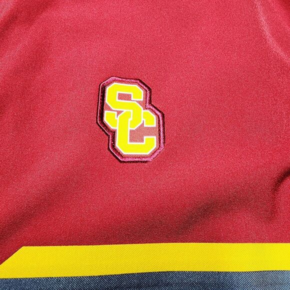 Nike USC Trojans Polo Shirt Men’s Large Dri-Fit Coaches Sideline College SoCal - Picture 7 of 11